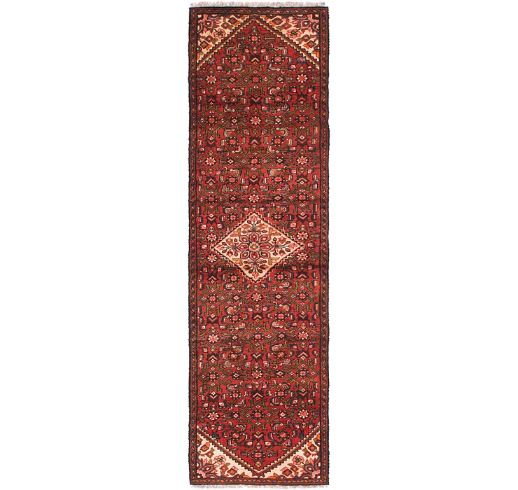 2' 6 x 9' 5 Hossainabad Persian Run...