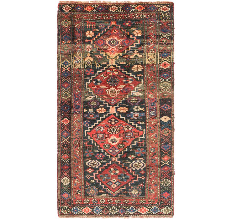 3' 10 x 7' 8 Shiraz-Lori Persian Run...