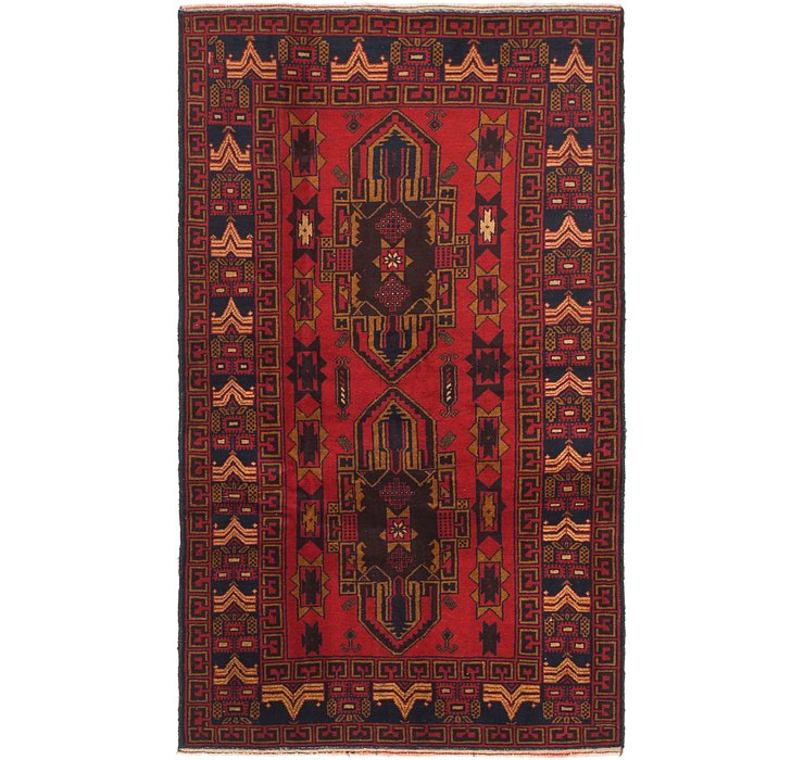 3' 8 x 6' 7 Balouch Persian Rug