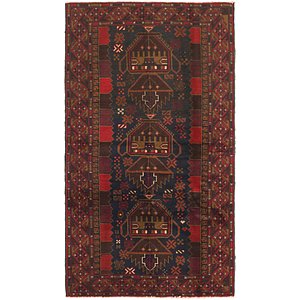 Unique Loom 3' 5 x 6' Balouch Persian Rug