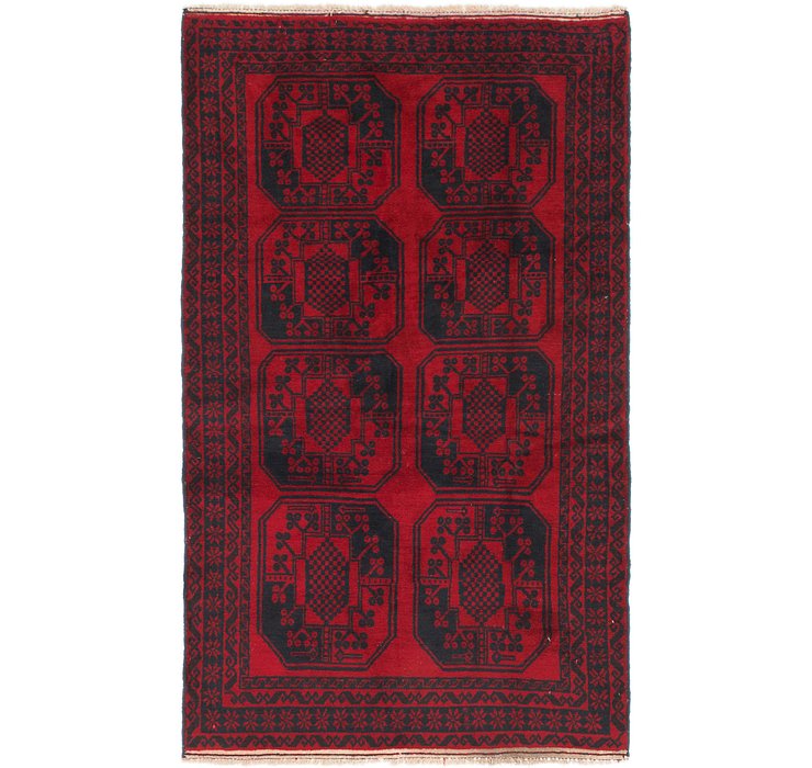 3' 7 x 6' 5 Balouch Persian Rug