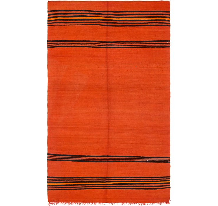 HandKnotted 4' 10 x 8' 6 Moroccan Rug