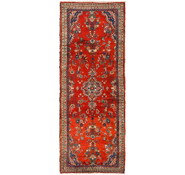 3' 9 x 10' 3 Hamedan Persian Runner ...