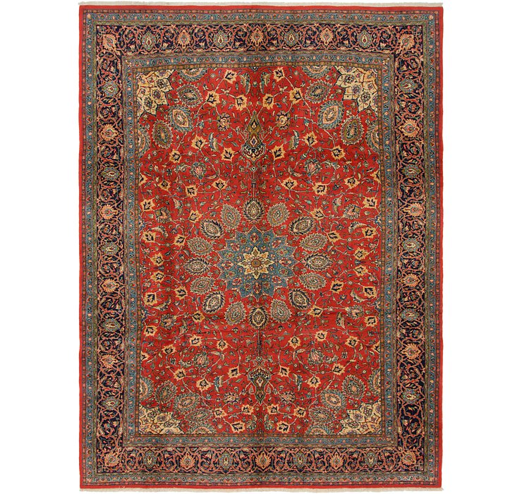 9' 3 x 12' 4 Sarough Persian Rug