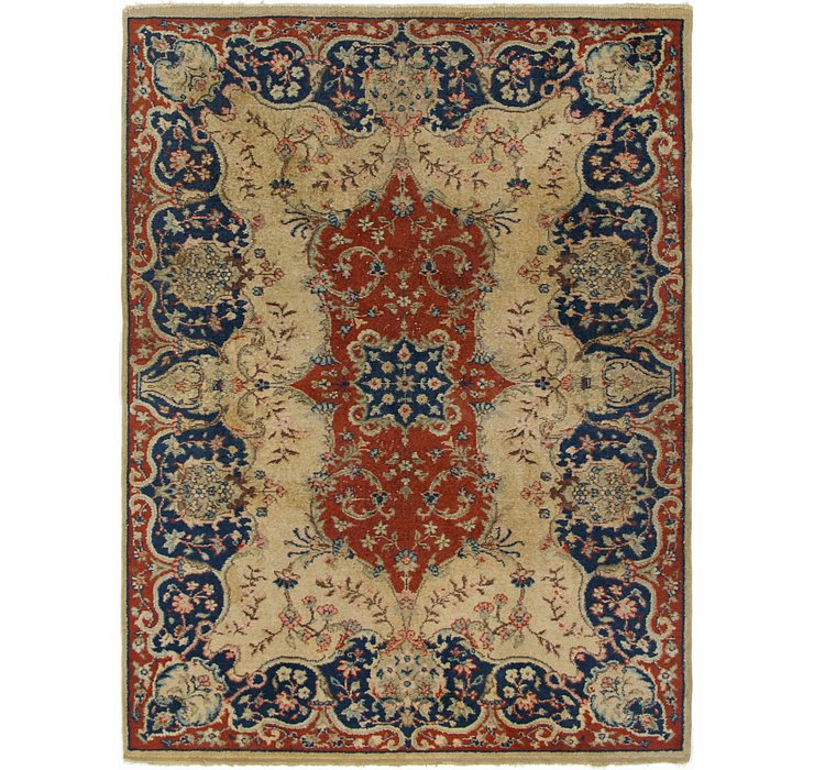 6' 7 x 8' 10 Kerman Persian Rug