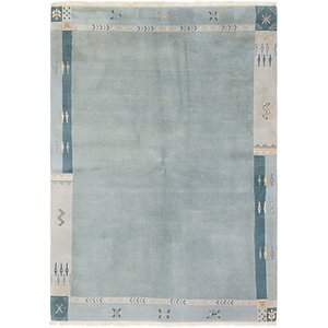 HandKnotted 5' 9 x 8' Nepal Rug