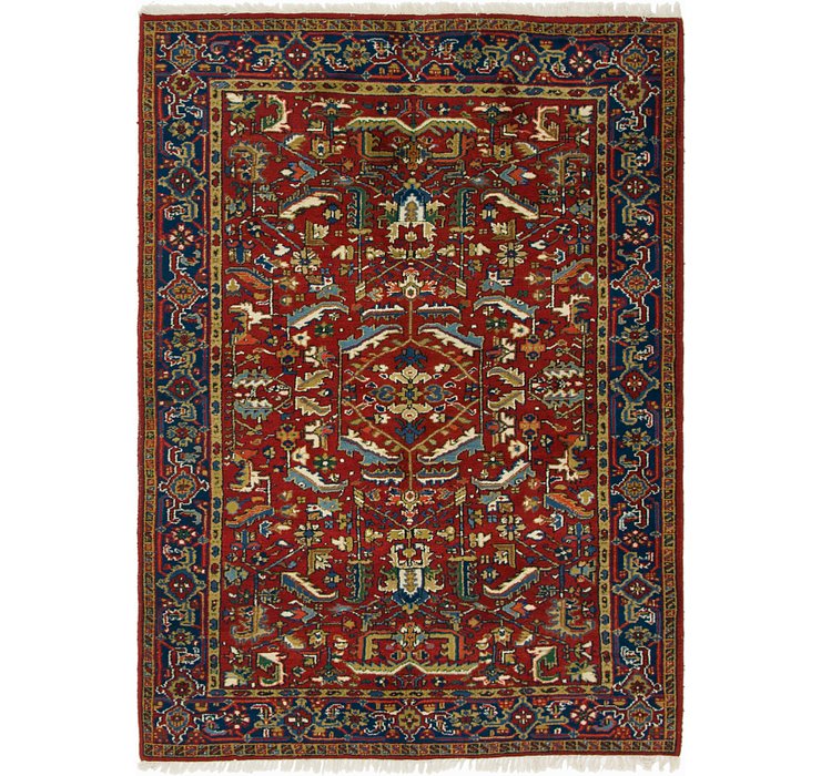 5' 9 x 8' Heriz Rug
