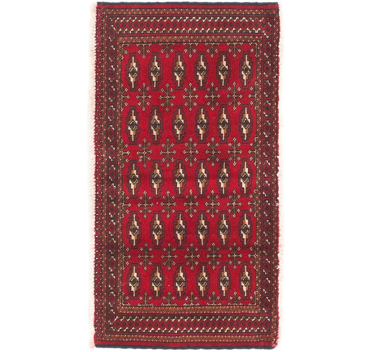 1' 8 x 3' 3 Torkaman Persian Rug