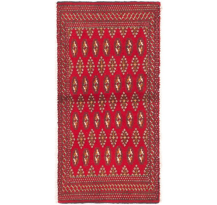 1' 7 x 3' 5 Torkaman Persian Rug