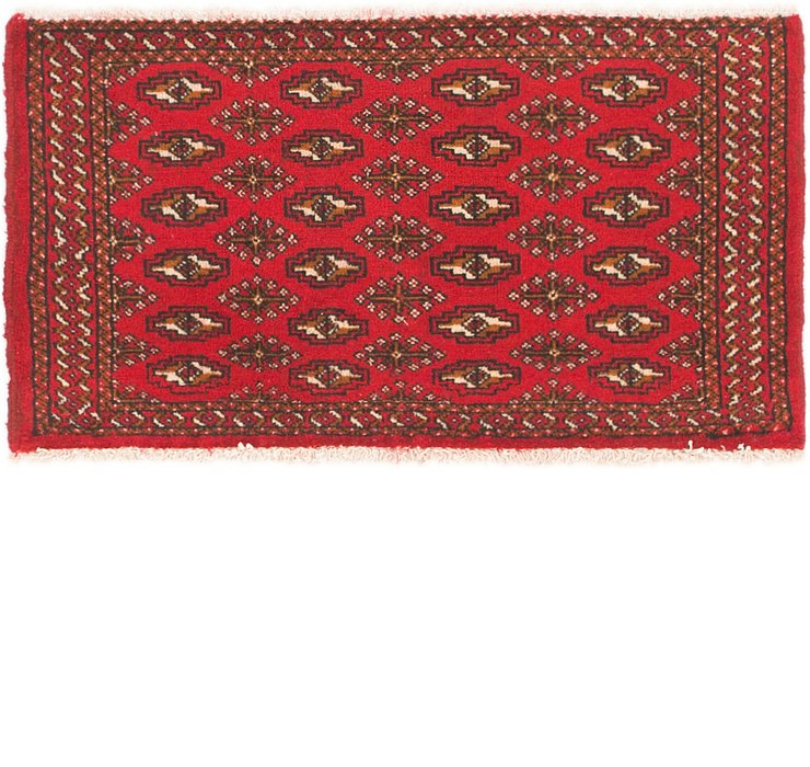 1' 9 x 3' 2 Torkaman Persian Rug