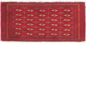 HandKnotted 1' 6 x 3' 4 Torkaman Persian Rug
