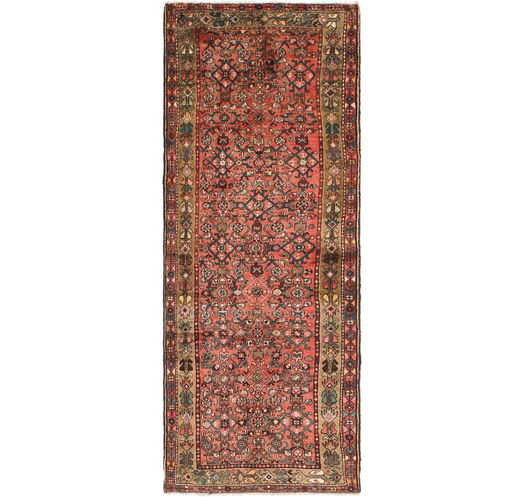 3' 9 x 10' 5 Hossainabad Persian Run...