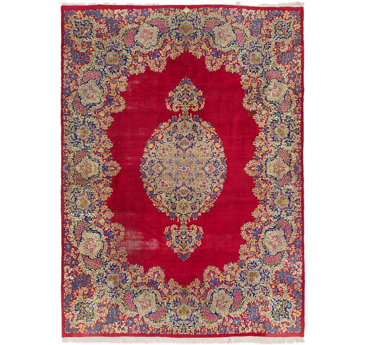 9' 10 x 13' 7 Kerman Persian Rug