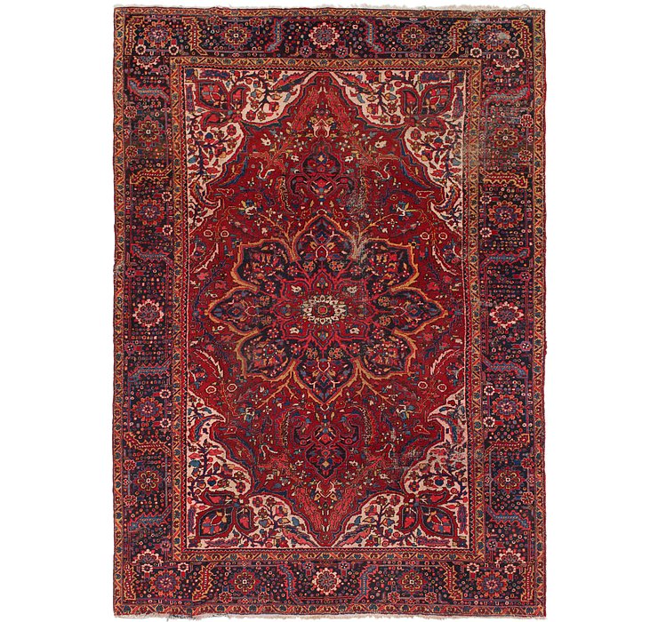 10' 5 x 14' 8 Heriz Persian Rug