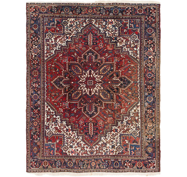 8' 7 x 10' 10 Heriz Persian Rug