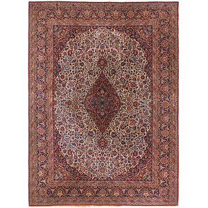 8' 8 x 12' 2 Kashan Persian Rug
