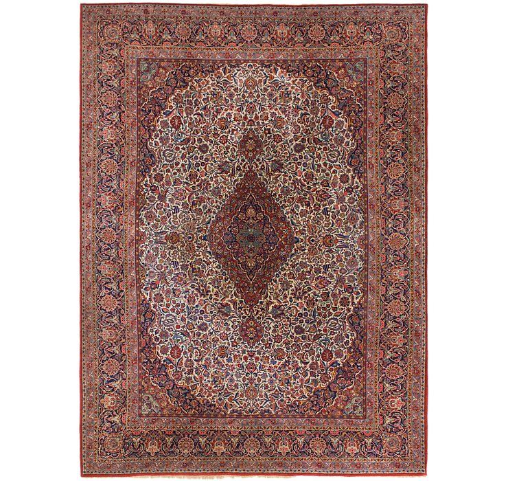 8' 8 x 12' 2 Kashan Persian Rug
