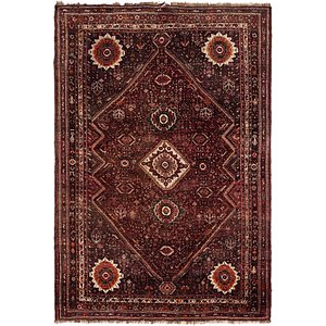 7' 2 x 10' 6 Ghashghaei Persian Rug