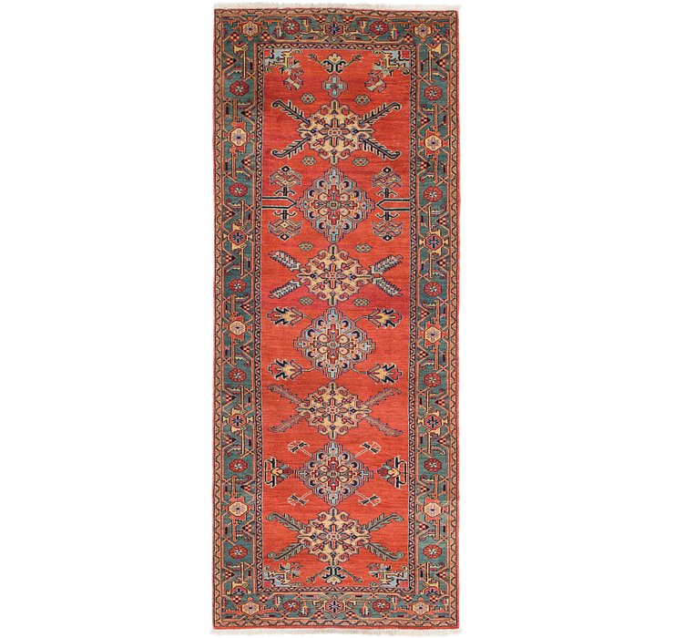 3' 10 x 10' 4 Heriz Persian Runner Rug