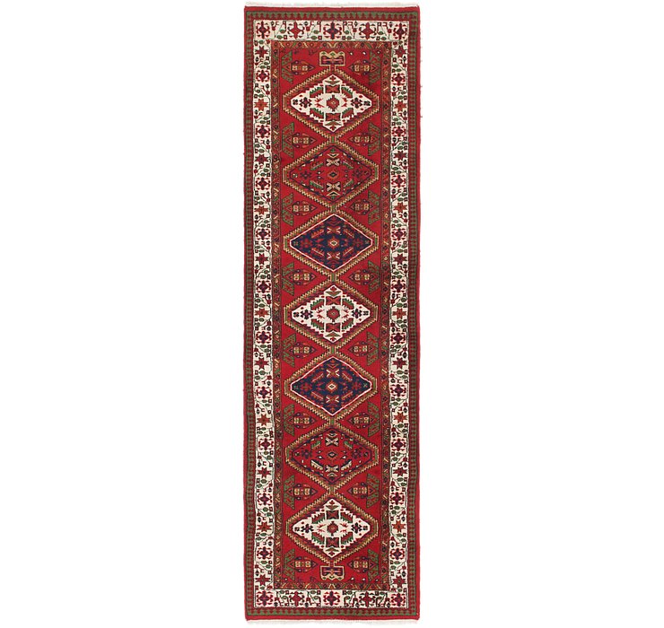 3' 2 x 11' 4 Hamedan Runner Rug