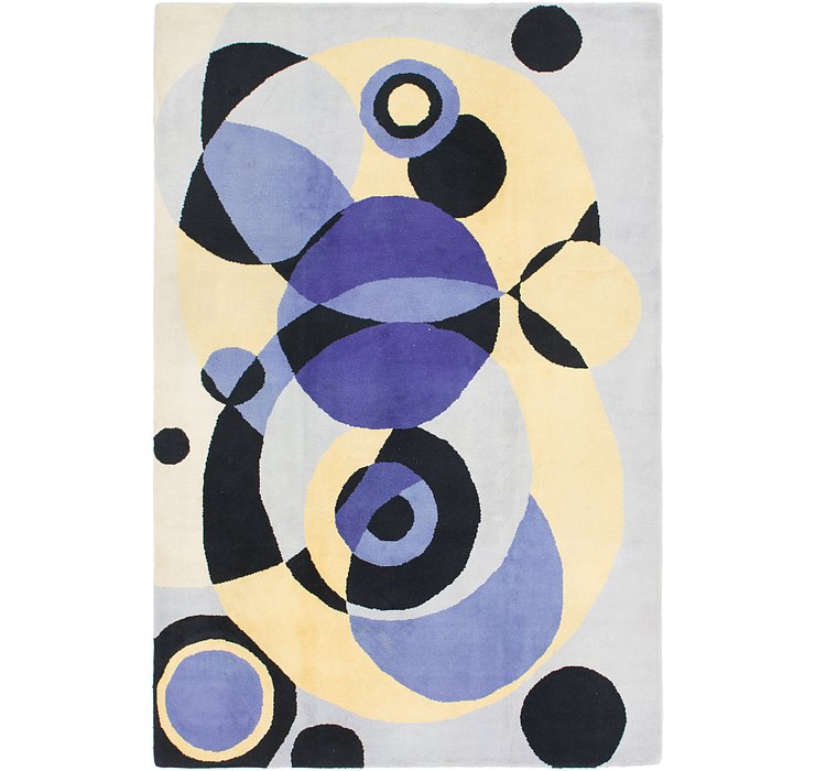 6' 10 x 10' 5 Indo Tibet Rug