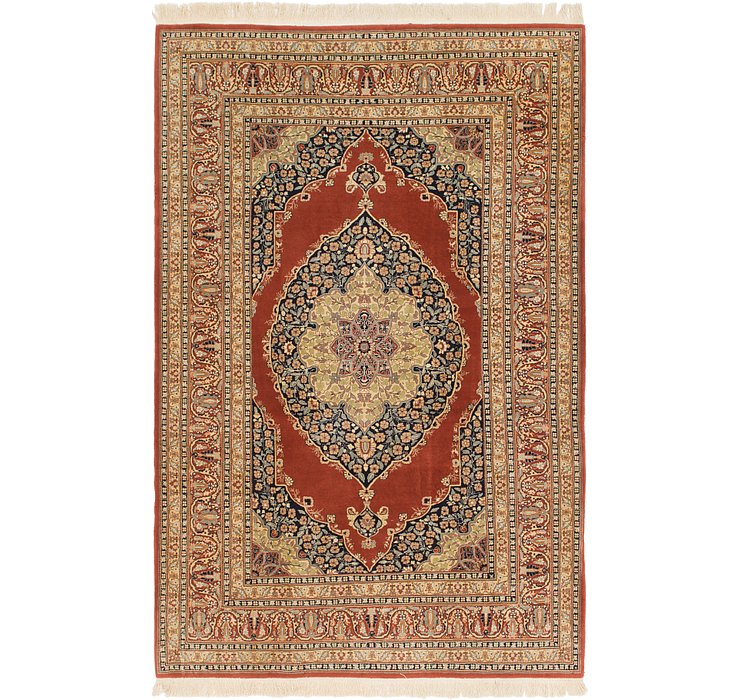 6' 6 x 10' Tabriz Oriental Rug