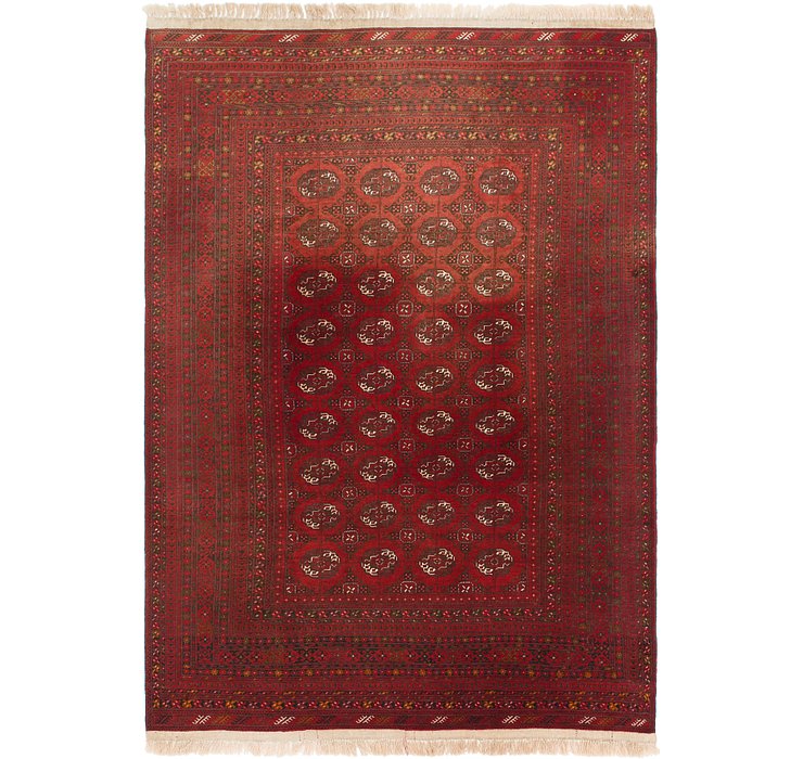 6' 10 x 9' 10 Afghan Mouri Rug