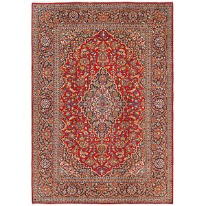 7' 2 x 10' Kashan Persian Rug
