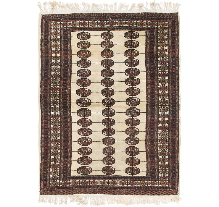 4' x 5' 10 Bokhara Oriental Rug