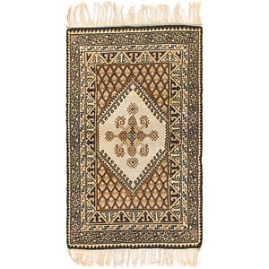 Unique Loom 3' x 5' 4 Moroccan Rug