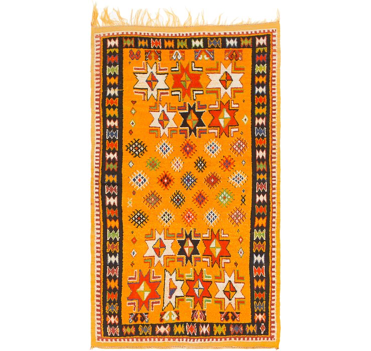 4' 6 x 8' 4 Moroccan Rug