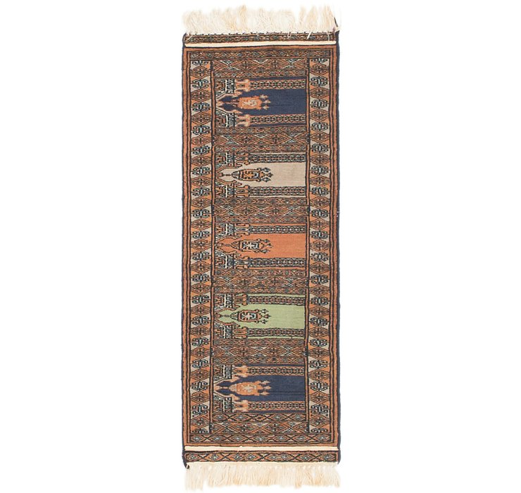 1' 1 x 3' 2 Bokhara Oriental Runner...