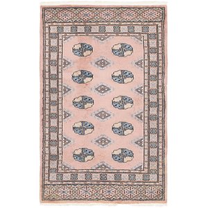 2' 6 x 4' 2 Bokhara Oriental Rug