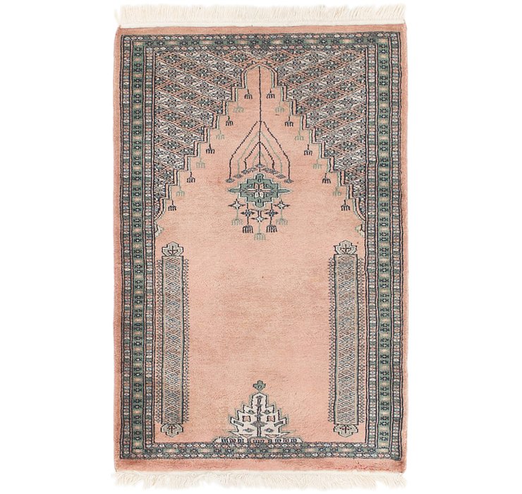 2' 7 x 4' Lahour Oriental Rug