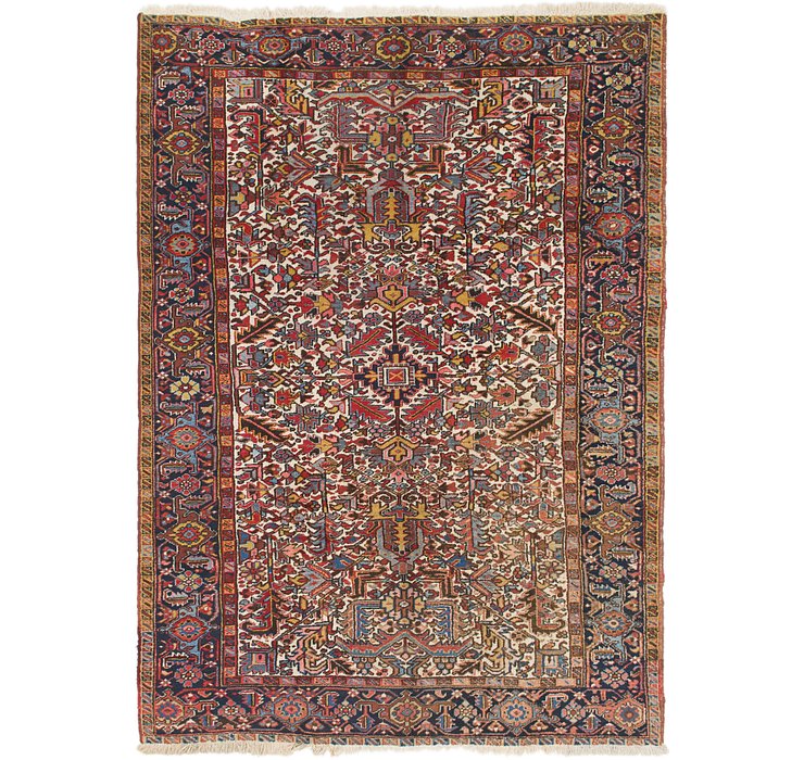 7' 6 x 10' 6 Heriz Persian Rug