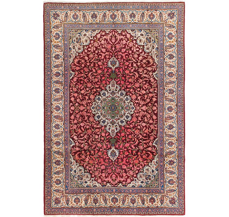 7' 3 x 11' Kashan Persian Rug