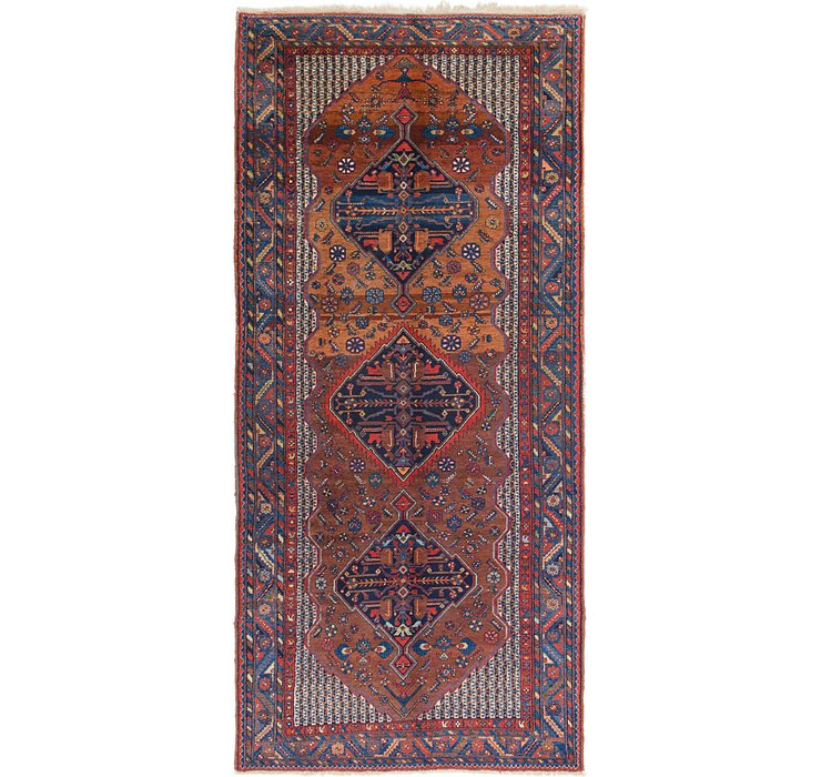 5' 6 x 12' 4 Yalameh Persian Runner ...