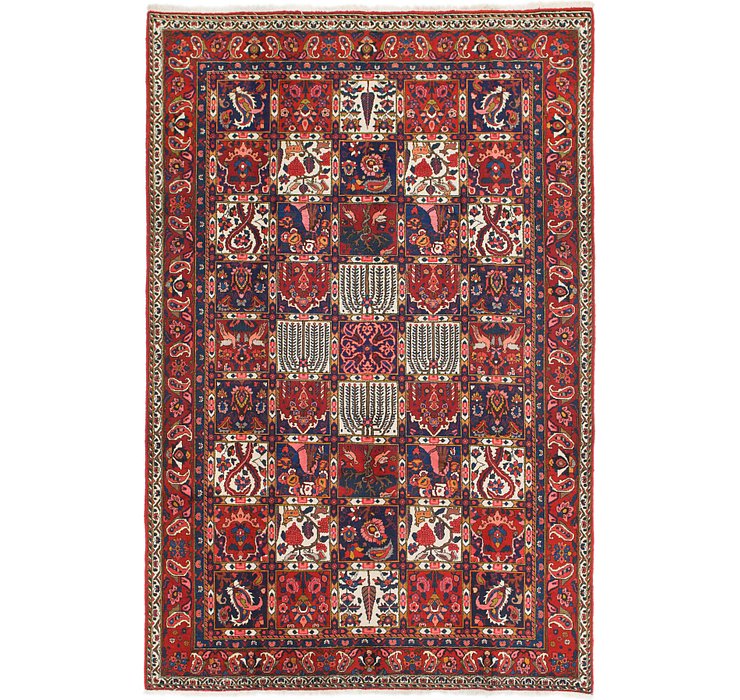 7' x 10' 6 Bakhtiar Persian Rug