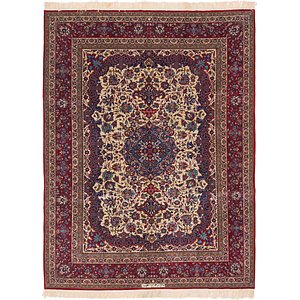 9' 2 x 12' 5 Isfahan Persian Rug