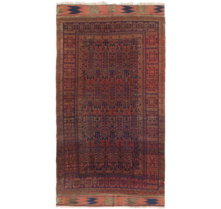 7' 2 x 13' Kilim Afghan Oriental Rug