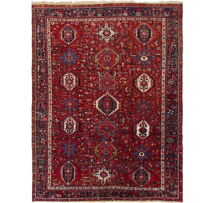8' 3 x 11' 2 Gharajeh Persian Rug
