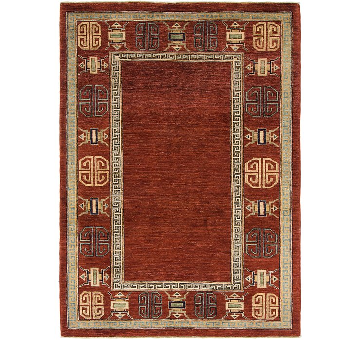 4' 7 x 6' 7 Peshawar Ziegler Rug