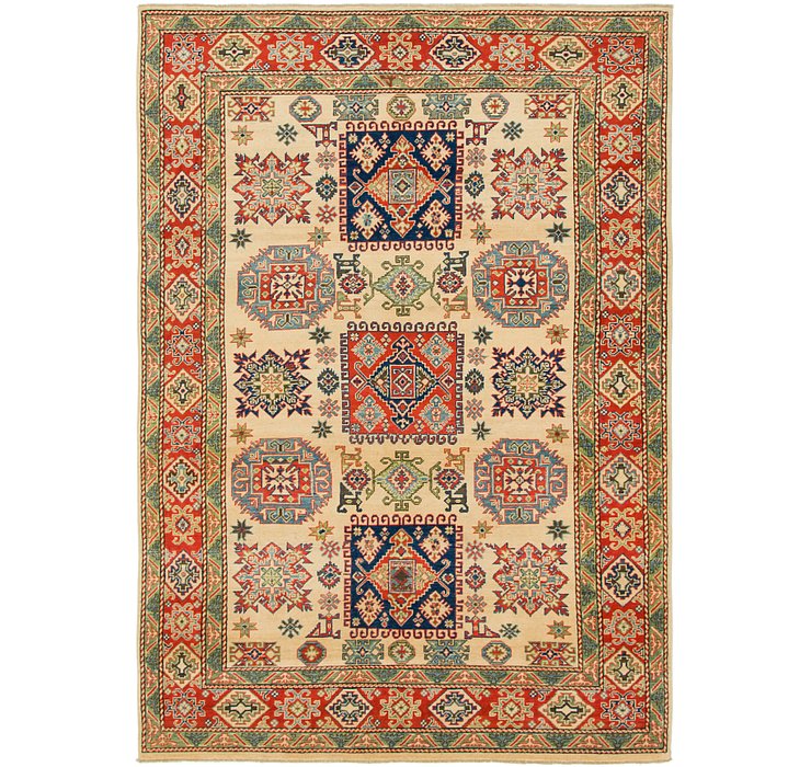 6' x 8' 8 Kazak Rug