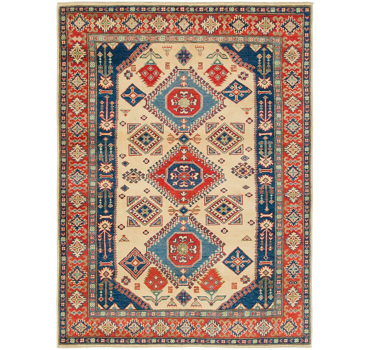 5' x 6' 8 Kazak Rug