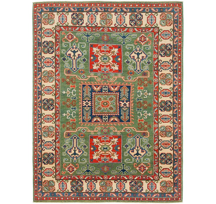 5' x 6' 10 Kazak Rug