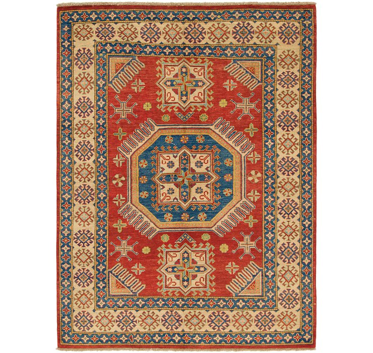 6' x 7' 10 Kazak Rug