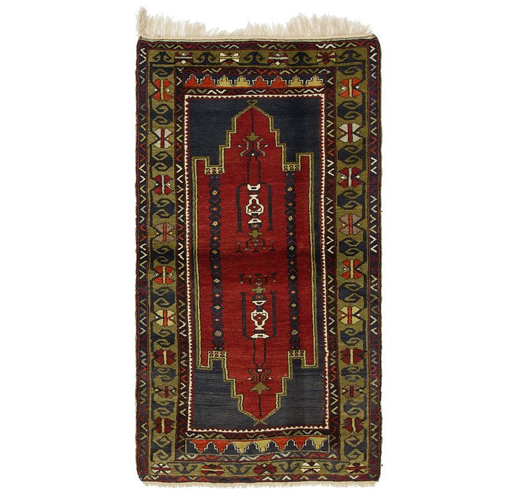 4' 5 x 8' Kars Oriental Rug