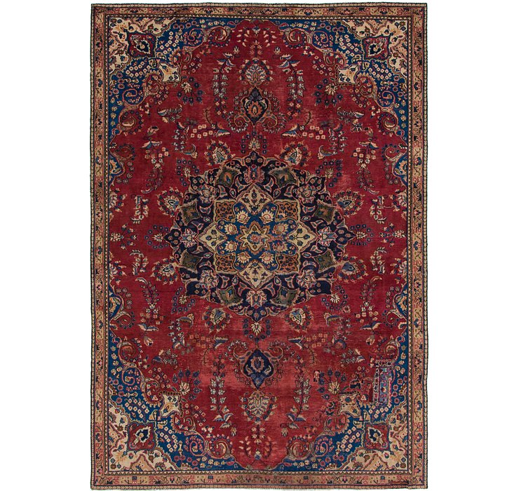 7' 4 x 10' 6 Mashad Persian Rug