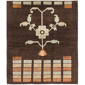 HandKnotted 6' 8 x 7' 10 Modern Ziegler Rug