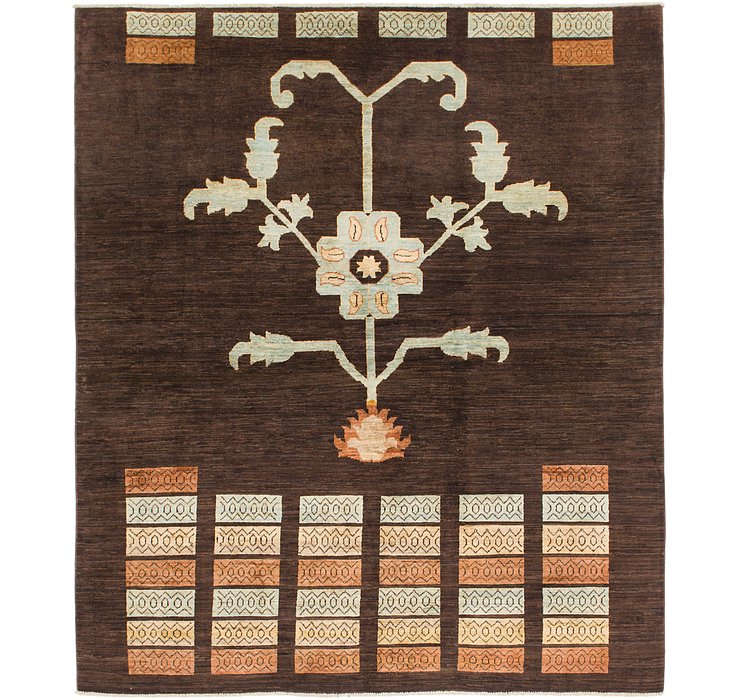 6' 8 x 7' 10 Modern Ziegler Rug
